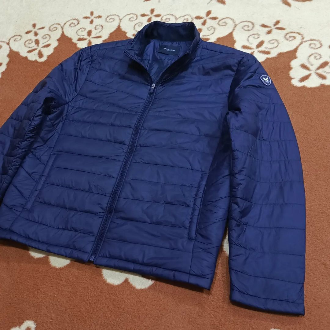 Jaket puffer Mont pellier paris original tebal bagus, Fesyen Pria