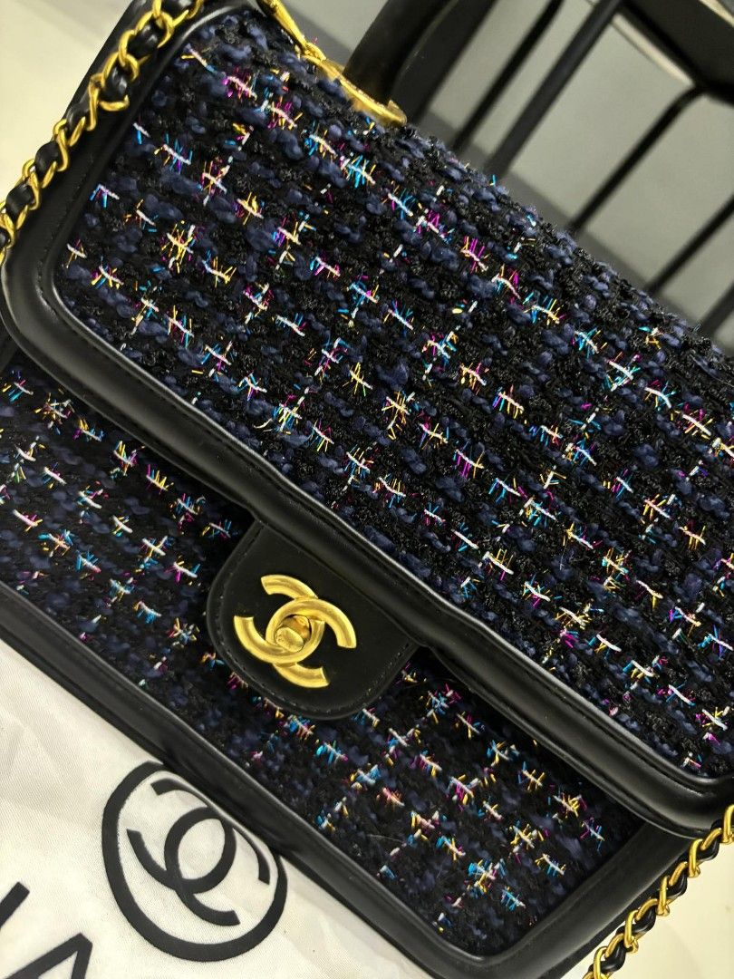 Japan Bags Coco Chanel Tweed (Category: Luxury Bags & Wallets) located in Cebu City. Submitted by day.98 (Listing ID 1290761857, Image 3). Description: selected from japan bag canvas leather coded no flaws with dust bag carecard.