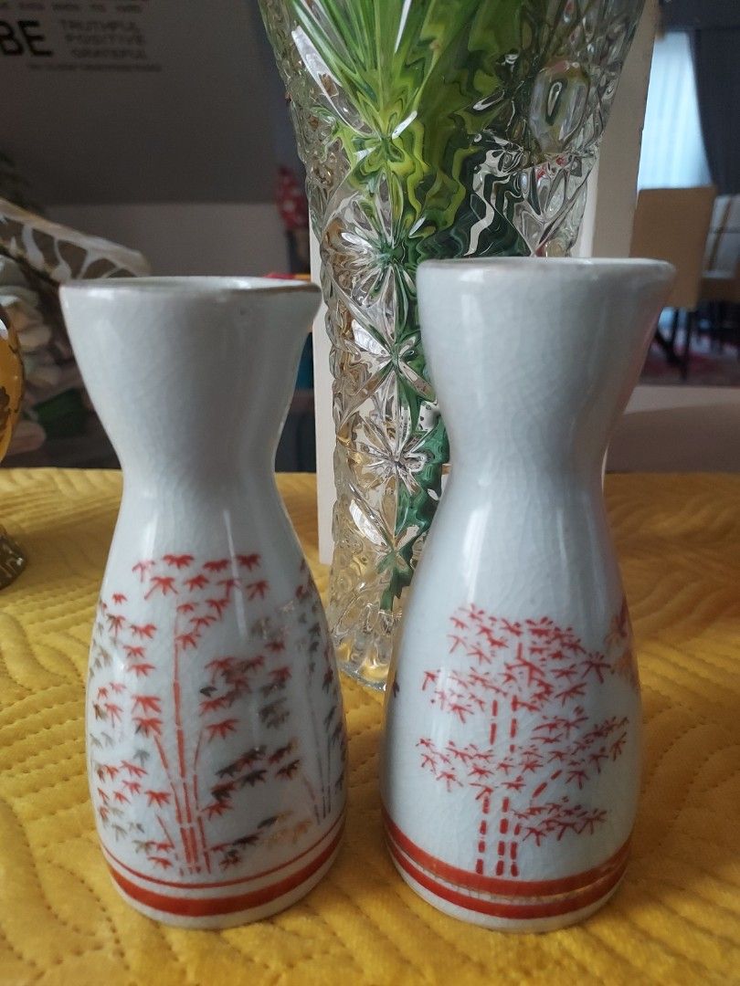 Japanese Sake Crackled Glazed Ceramic Jar Set (Category: Coffee & Tea Tableware) located in Batangas. Submitted by ms.d_preloveditems (Listing ID 1290691810, Image 1). Description: .