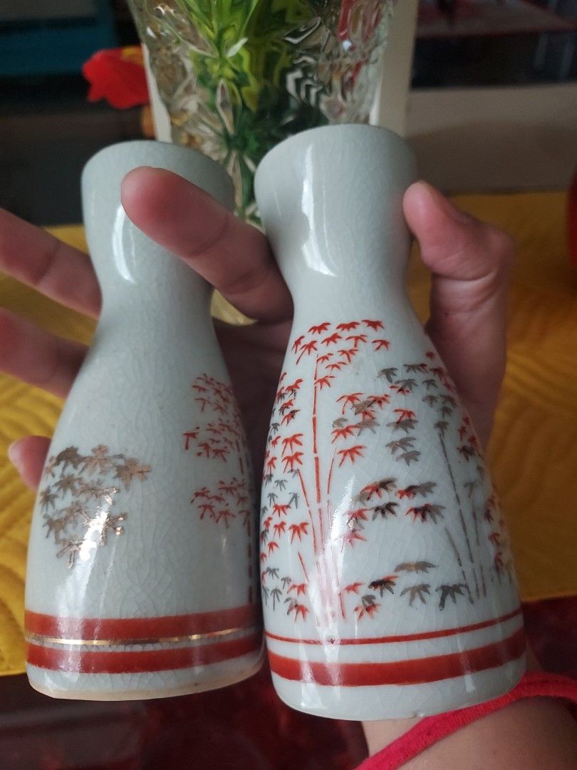 Japanese Sake Crackled Glazed Ceramic Jar Set (Category: Coffee & Tea Tableware) located in Batangas. Submitted by ms.d_preloveditems (Listing ID 1290691810, Image 3). Description: .