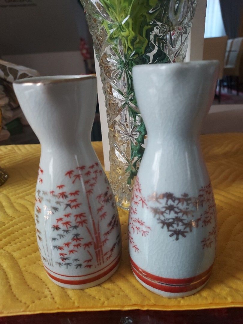 Japanese Sake Crackled Glazed Ceramic Jar Set (Category: Coffee & Tea Tableware) located in Batangas. Submitted by ms.d_preloveditems (Listing ID 1290691810, Image 2). Description: .