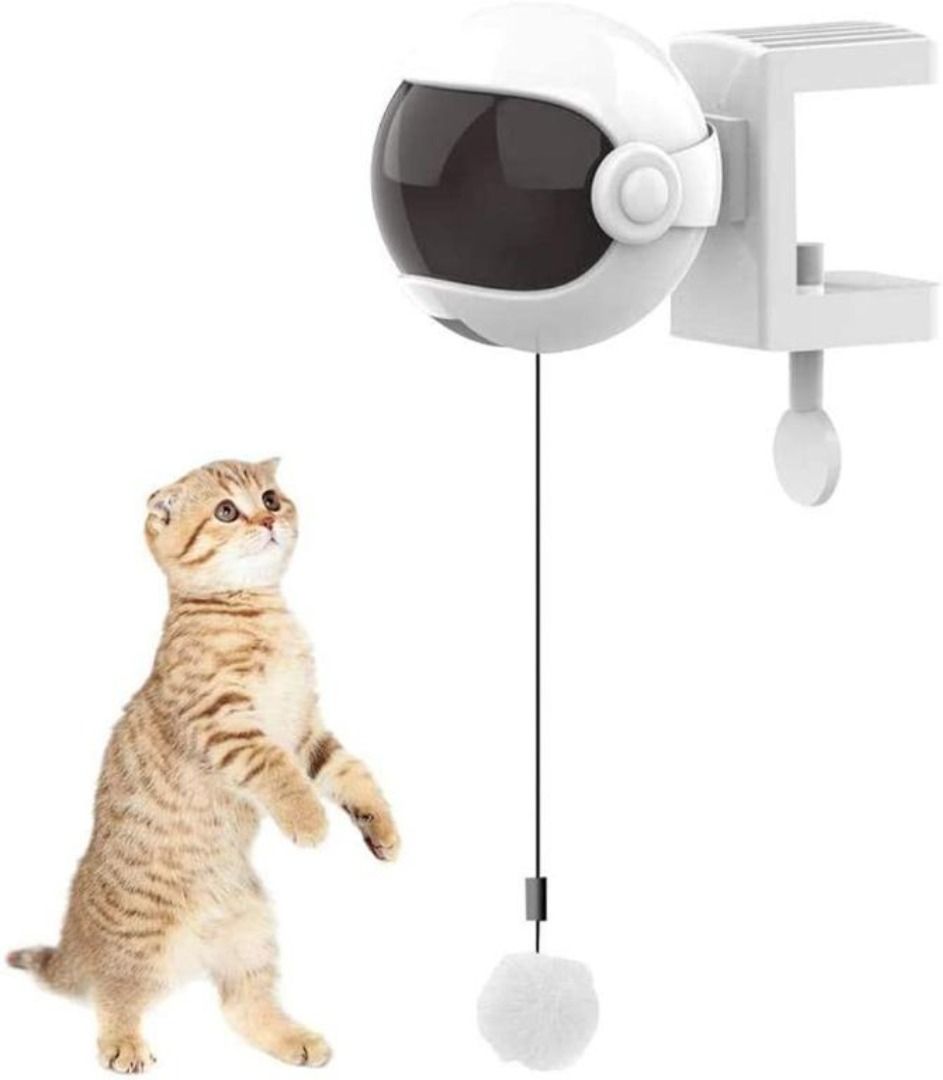 Jojo Automatic Lifting Spring Rod Toy Interactive LED Light Ball Battery  Powered Electric Funny Cat Ball Puzzle Cat Toys,White, Pet Supplies, Homes  & Other Pet Accessories on Carousell