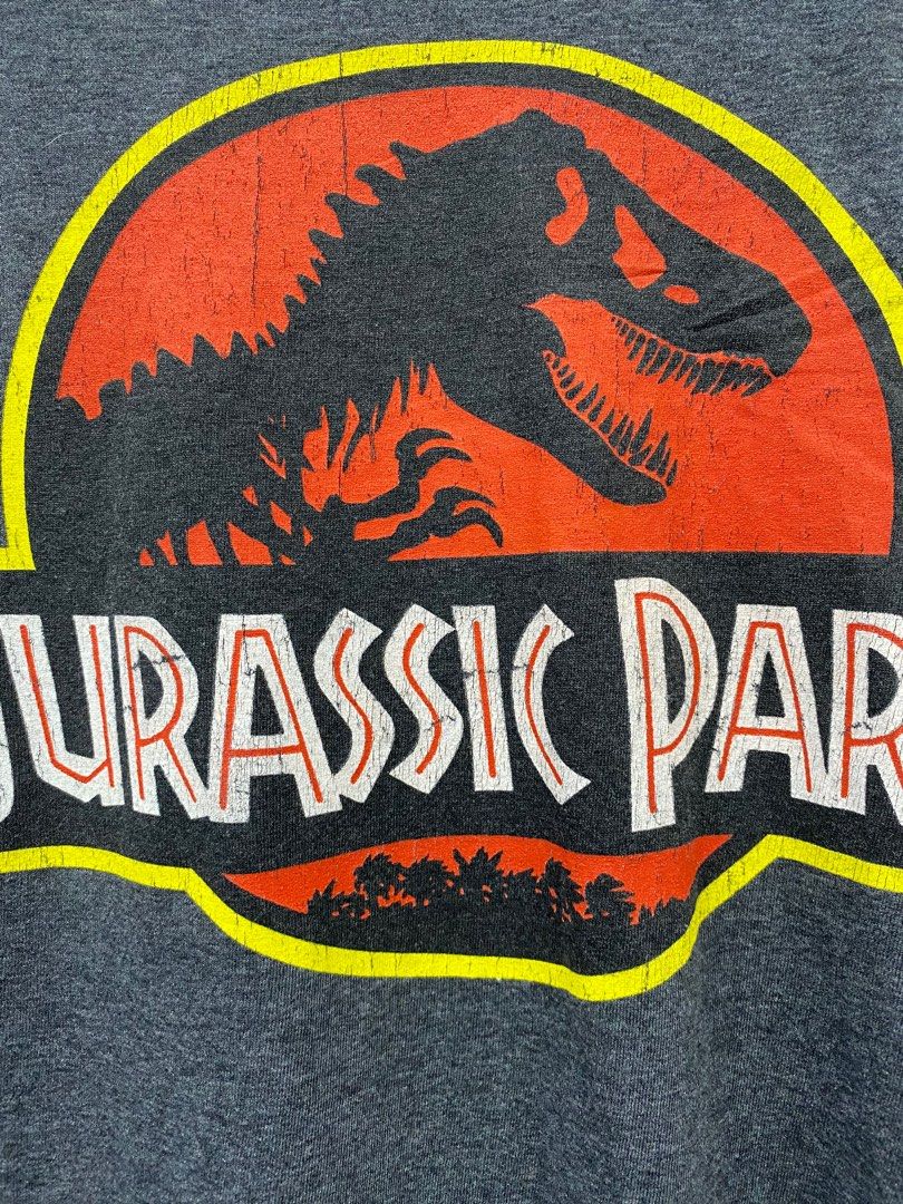 T-shirt XL Jurassic Park – Personnages Kawaii Pop Art, Design Loot Crate, Bleu