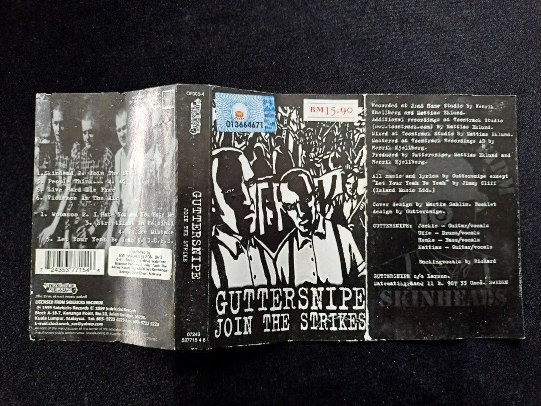 KASET Guttersnipe join the strike, Hobbies & Toys, Music & Media, CDs