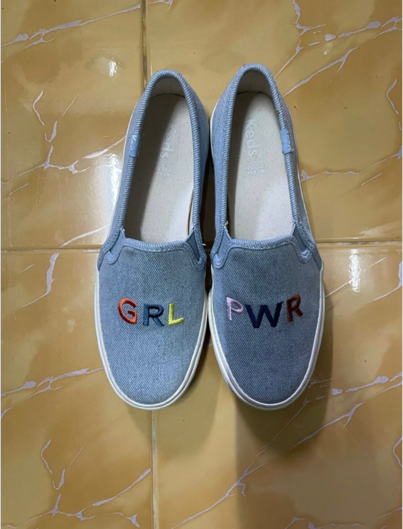 Keds Original Denim GRL PWR Women s Fashion Footwear Sneakers on Carousell