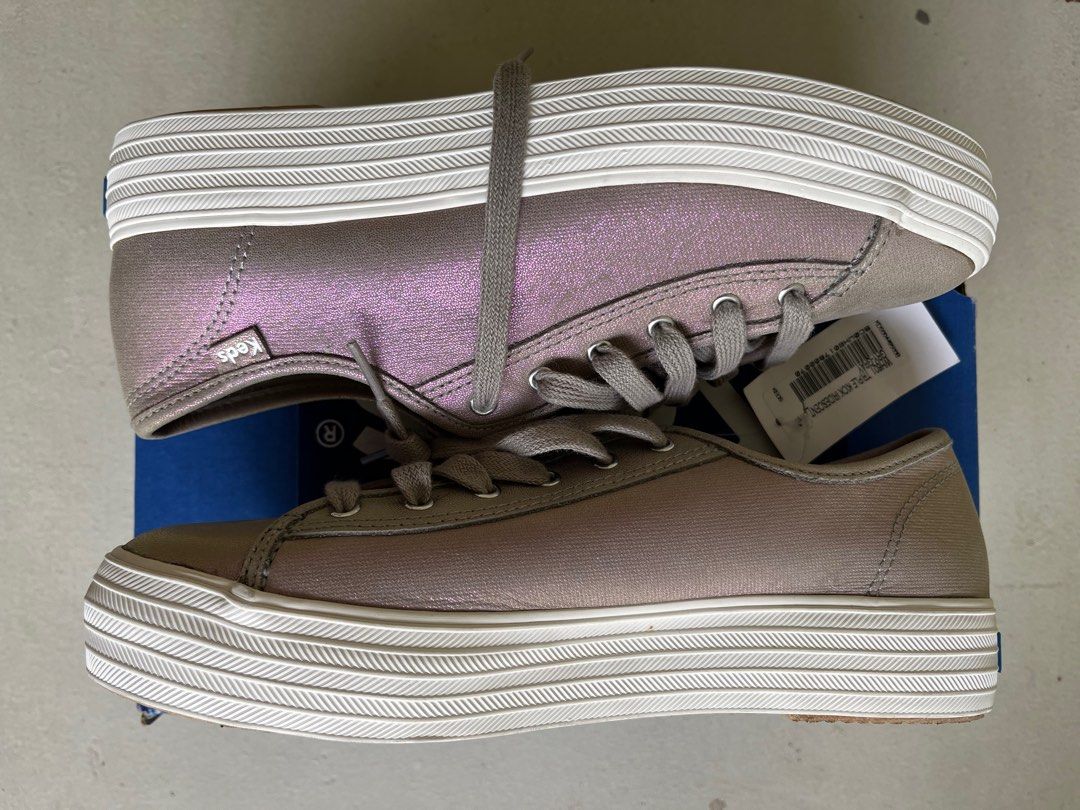 Keds Triple Kick Iridescent Shoes (Category: Sneakers) located in Quezon City. Submitted by mgeloo (Listing ID 1290642188, Image 2). Description: Brand new, Size 7 Original Price: 2500.