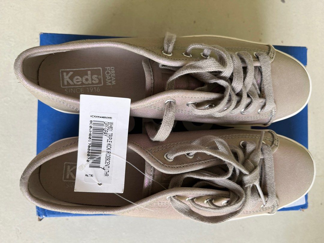 Keds Triple Kick Iridescent Shoes (Category: Sneakers) located in Quezon City. Submitted by mgeloo (Listing ID 1290642188, Image 1). Description: Brand new, Size 7 Original Price: 2500.