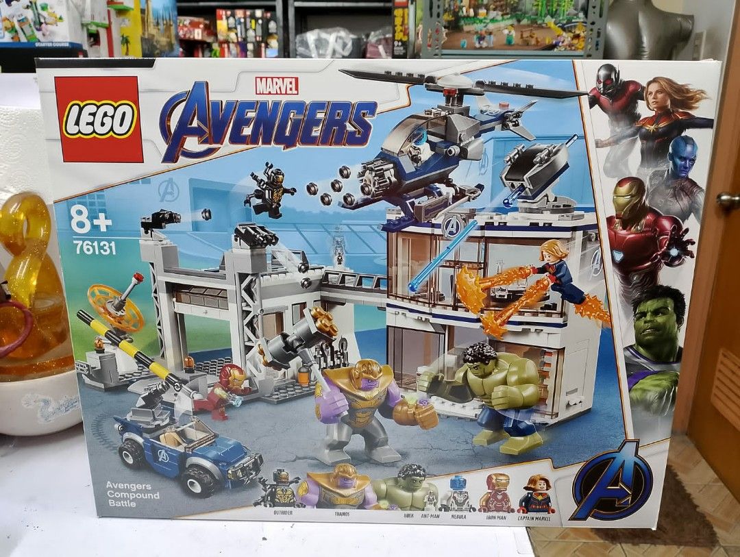 Lego avengers compound battle on sale