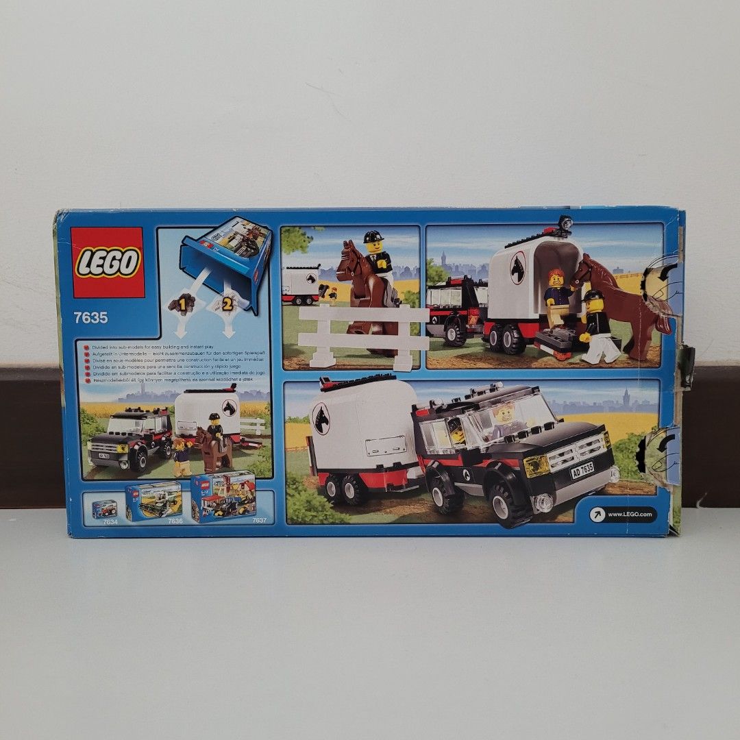 LEGO City Farm 4WD with Horse Trailer 7635 Hobbies Toys Toys Games on Carousell
