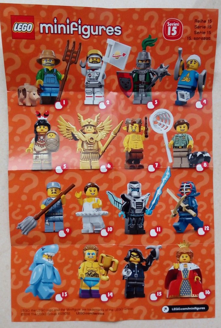 Lego minifigures 15 discount