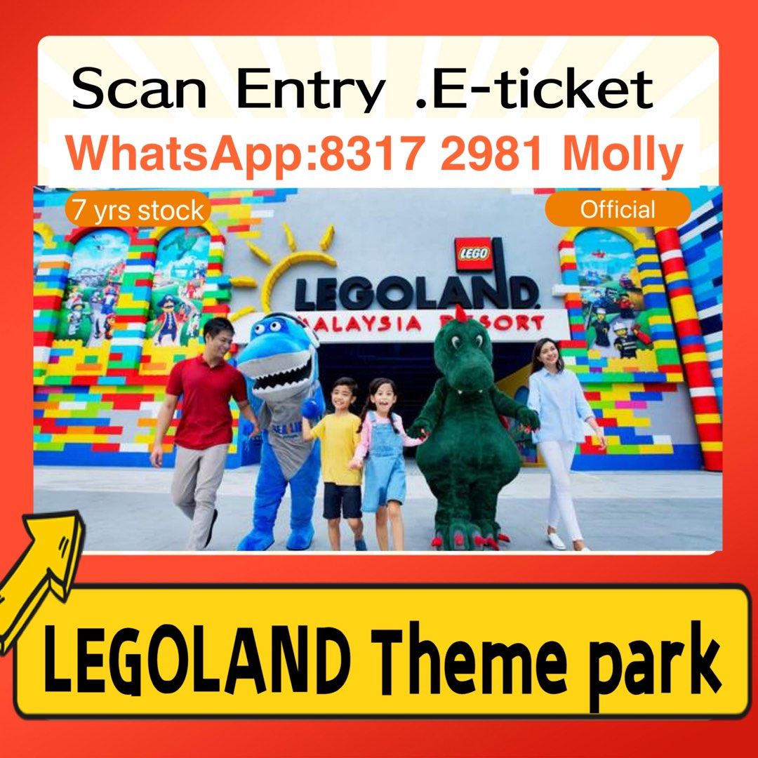  LEGOLAND Theme park Malaysia 2024, Tickets & Vouchers, Local Illustration 