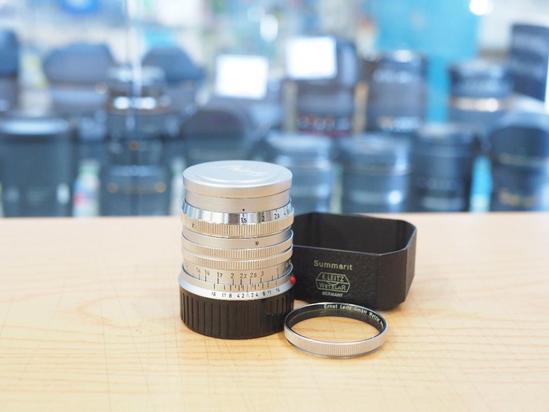 Leica Summarit 50mm F1.5 With Hood / 5cm F1.5, 攝影器材, 鏡頭及 