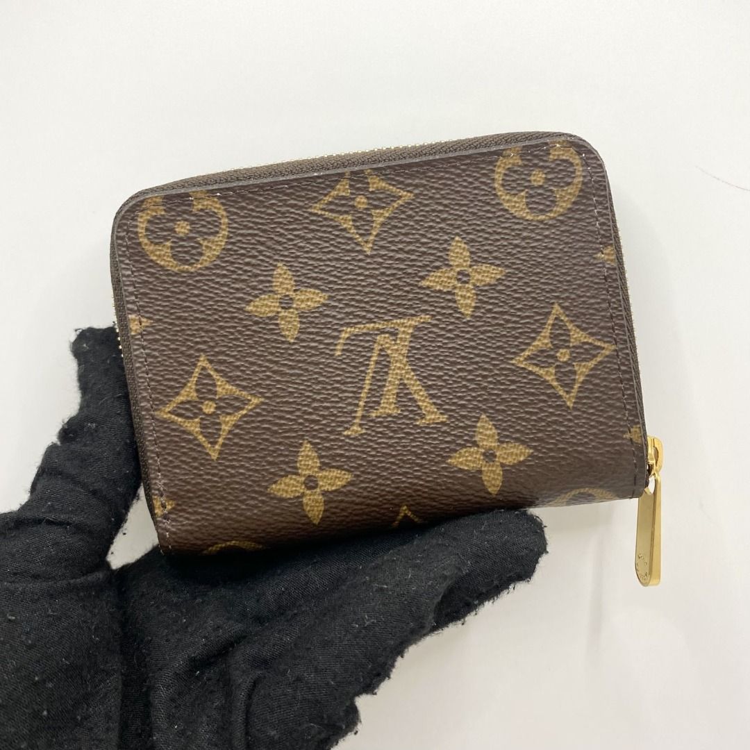 LOUIS VUITTON M60067 MONOGRAM BROWN ZIPPY RFID COIN PURSE 247007469 WE Women s Fashion Bags Wallets Wallets Card Holders on Carousell