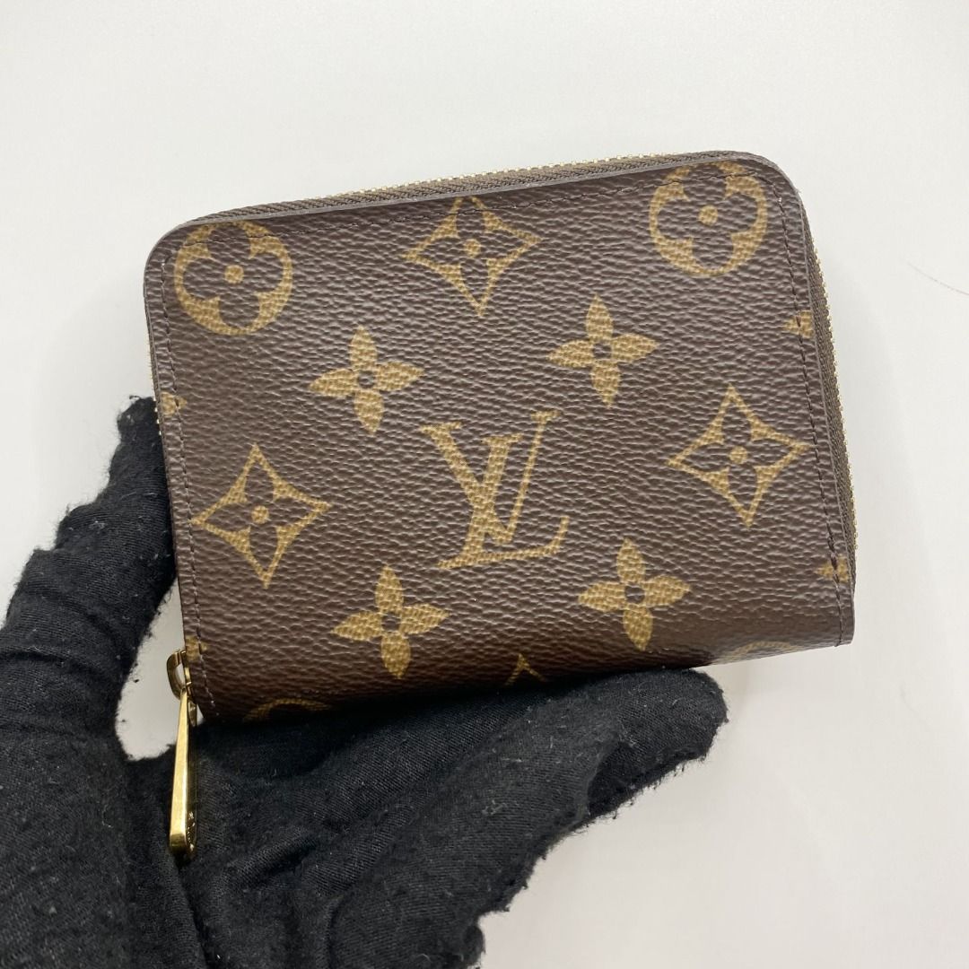 LOUIS VUITTON M60067 MONOGRAM BROWN ZIPPY RFID COIN PURSE 247007469 WE Women s Fashion Bags Wallets Wallets Card Holders on Carousell