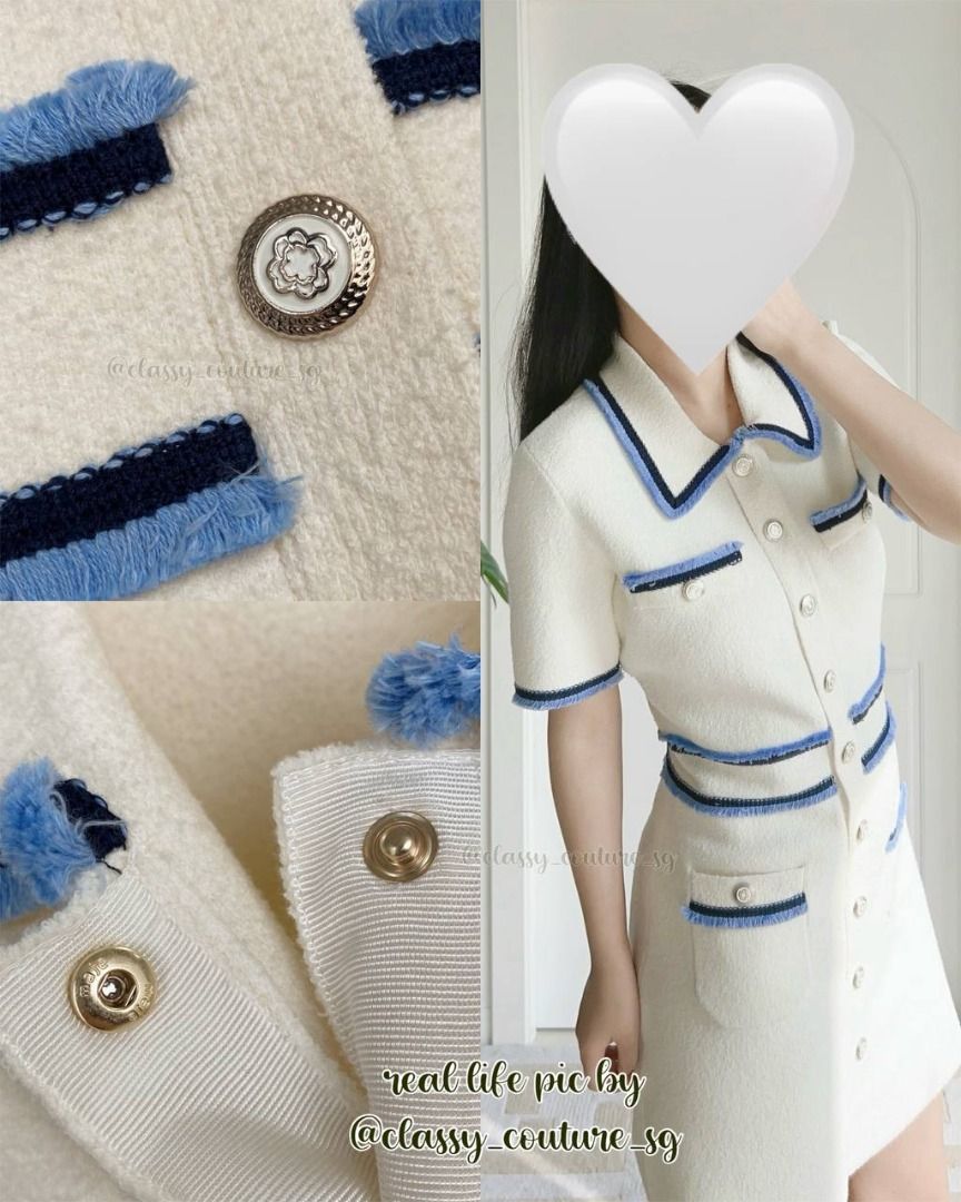 maje short terry knit dress Short terry knit dress Ecru for Women