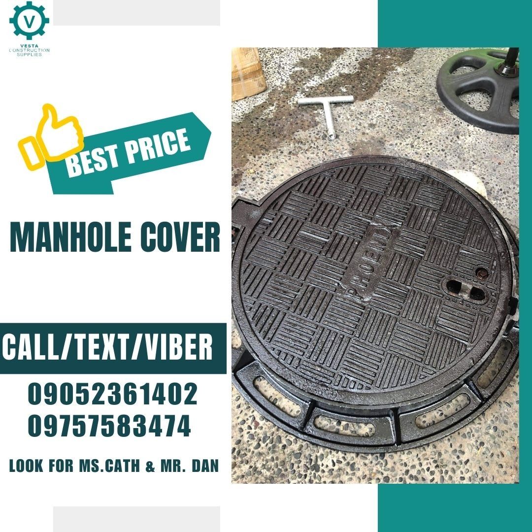 MANHOLE COVER (Category: Construction & Building Materials) located in Manila. Submitted by cathvesta_sales (Listing ID 1290637423, Image 1). Description: .
