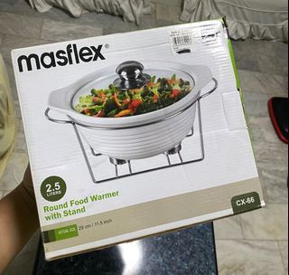 Masflex Round Food Warmer with Stand