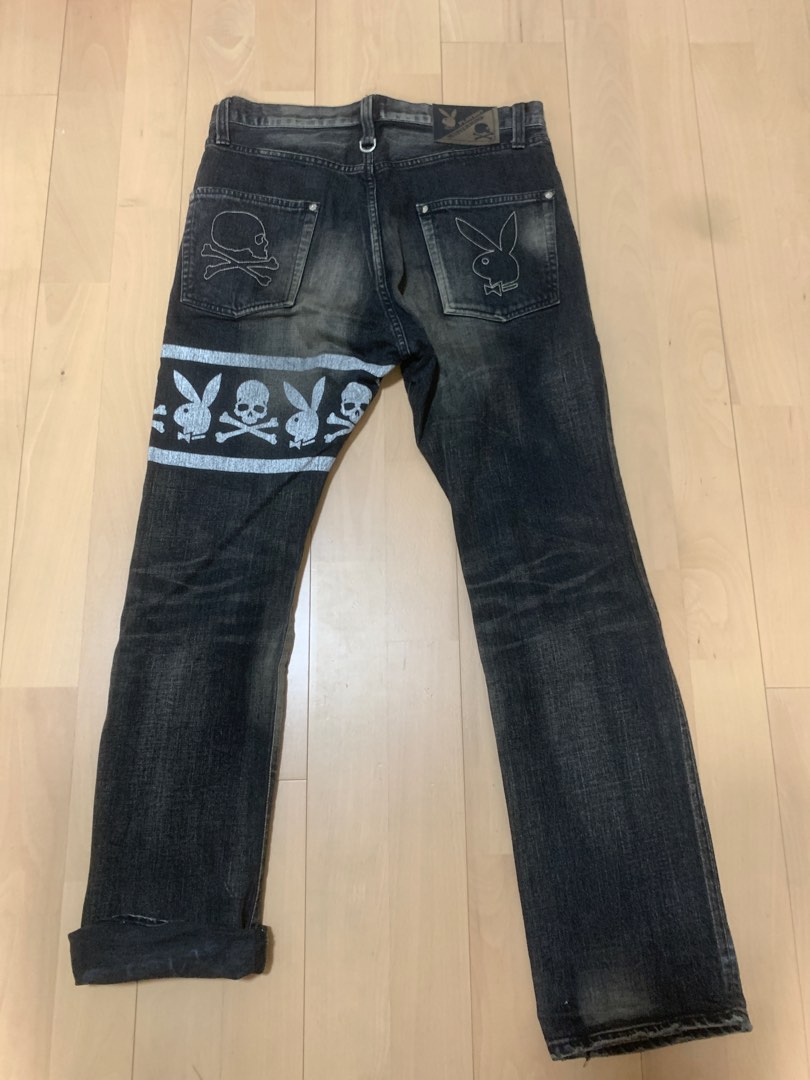 Mastermind Japan x Theater 8 x Playboy jeans, 男裝, 褲&半截 Mastermind Japan x Theater 8 x Playboy jeans, 男裝, 褲&半截