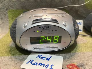 Matsui CD Radio Alarm Clock 220v Precise Time