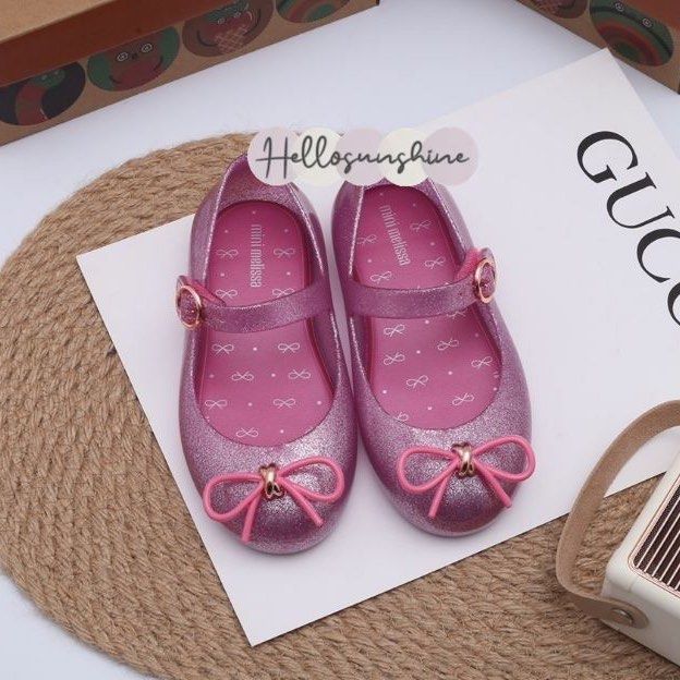MELISSA SHOES SW LOVE MARY JANE PINK GLITTER (CANTIK SEKALI)