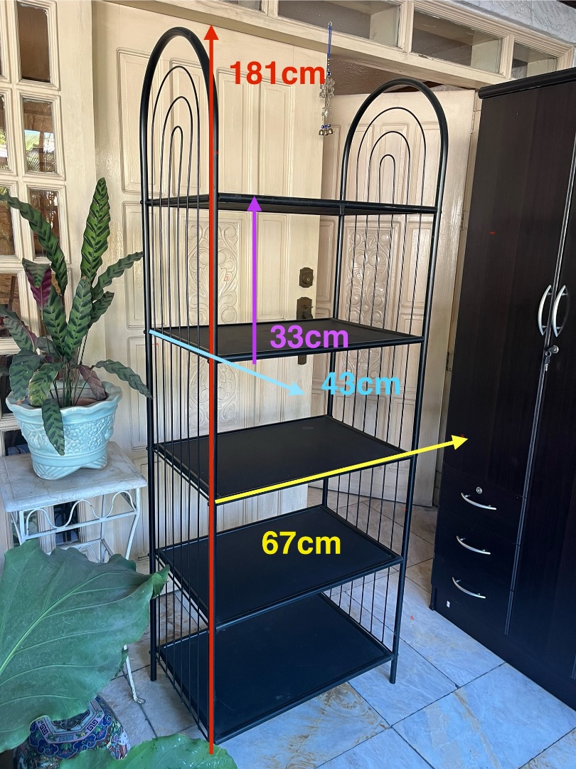 Metal Rack (5 layer), Furniture & Home Living, Furniture, Shelves ...