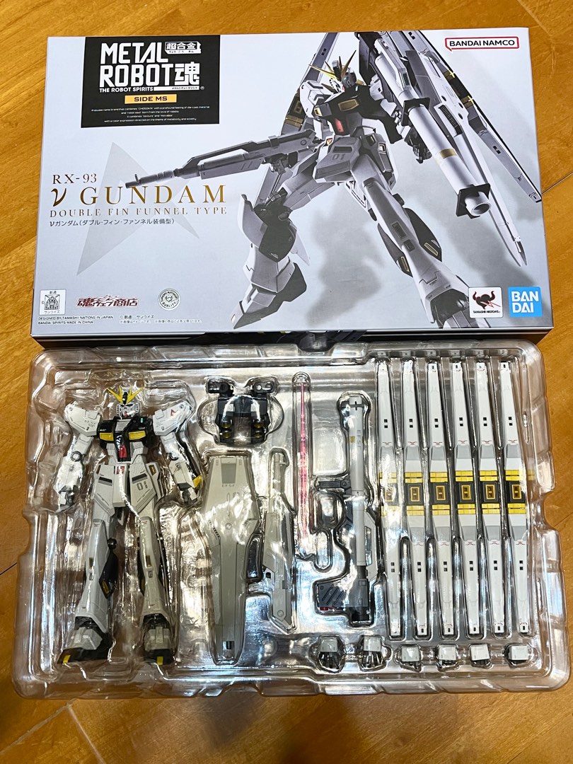 L ROBOT魂　 νGUNDAM DOUBLE FIN FUNNEL Metal Robot Spirits: Nu Gundam Double Fin Funnel Type P-Bandai