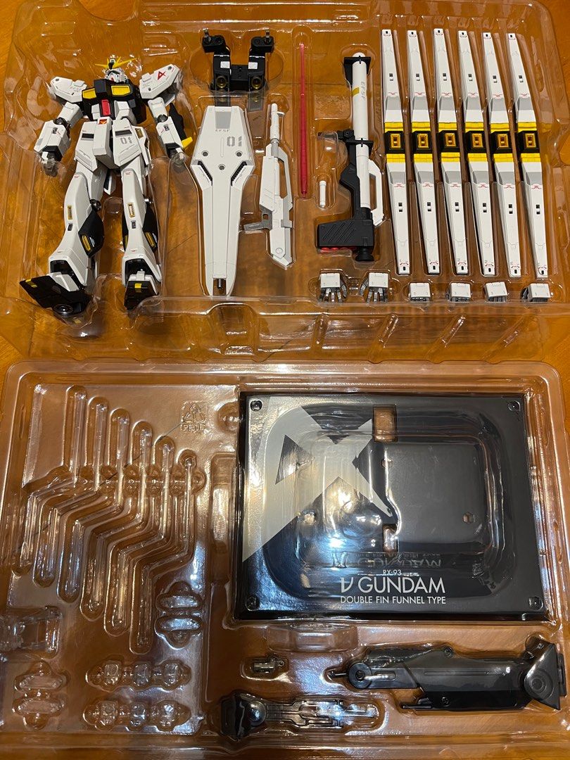 L ROBOT魂　 νGUNDAM DOUBLE FIN FUNNEL METAL ROBOT SPIRITS < SIDE MS > Nu Gundam (Double Fin Funnel