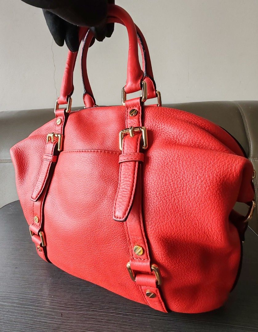 Michael kors top bedford bowling satchel