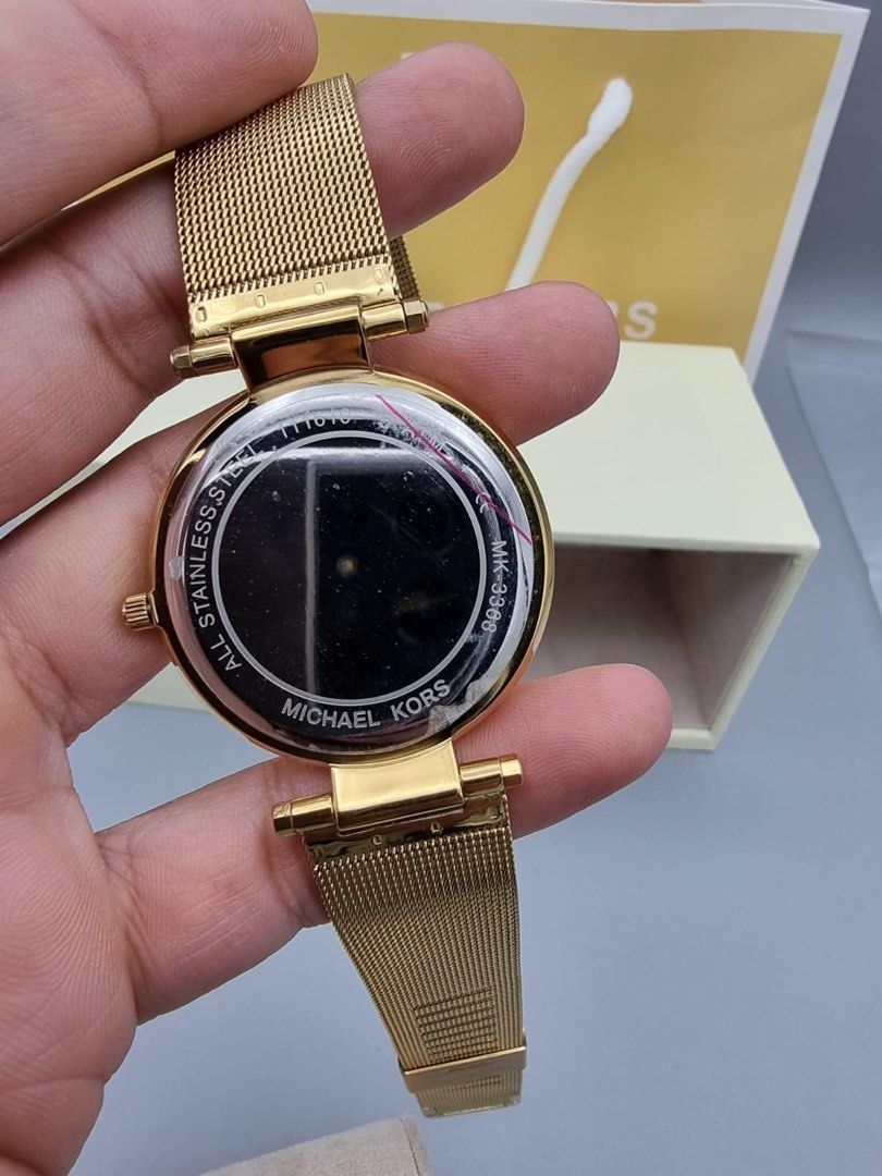 Michael Kors Darci Gold Diamond Watch MK3368 Women s Fashion Watches Accessories Watches on Carousell