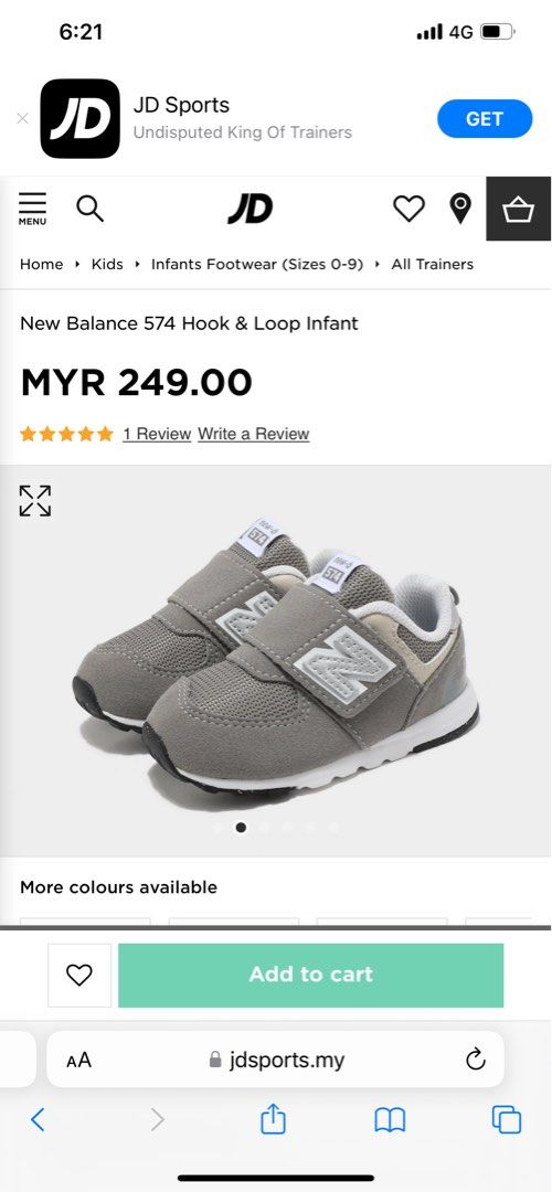 Jd sports new clearance balance 574 junior