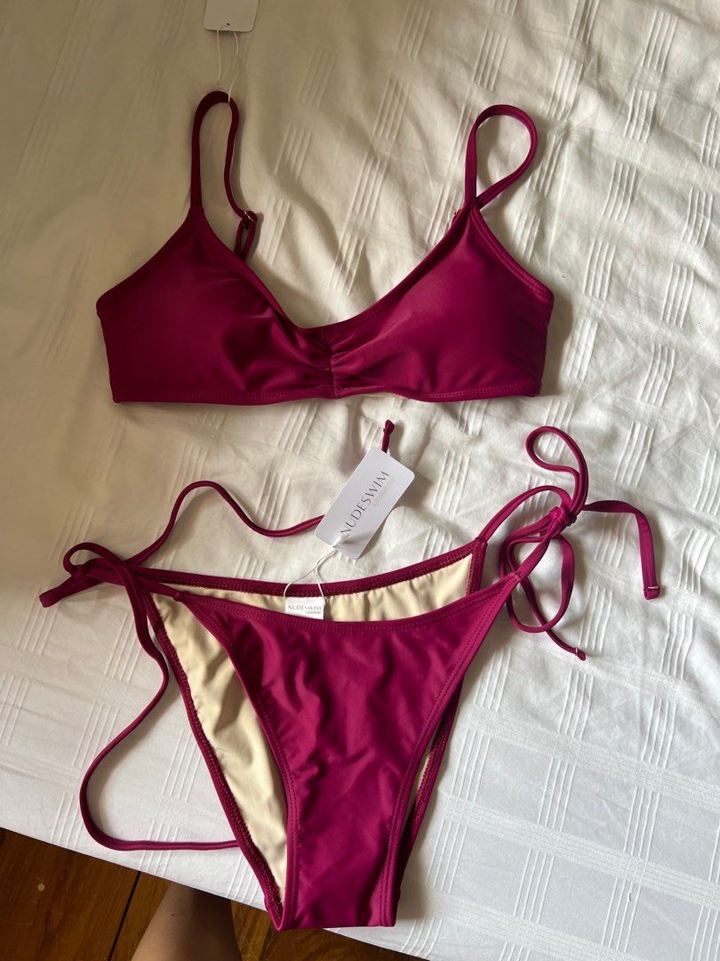 NUDE SWIM BIKINI SET (Category: Bikinis & Swimsuits) located in Manila. Submitted by jensojuicy (Listing ID 1290651749, Image 2). Description: Selling for cheaper than SRP!! BRAND NEW, design doesn’t suit me and Nude swim is so hirap kausap !! Super bad customer service grabe MOP: BPI/GCASH/BDO Loc: taft/katipunan Courier: Grab/j&t.