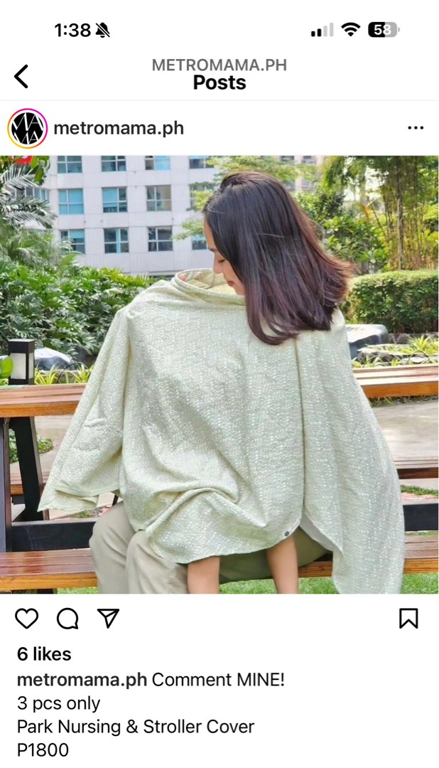 Nursing Cover Metromama PH Babies Kids Nursing Feeding