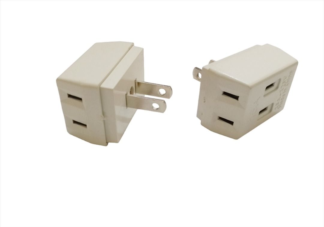 OCTOPUS ADAPTER TRIPLE TAP to FLAT PIN US PLUG ADAPTER OUTLET, 15A ...