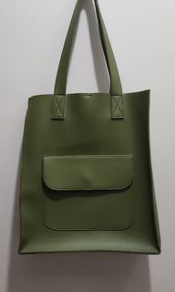 Olive Green Straigh Forward Shoulder Bag