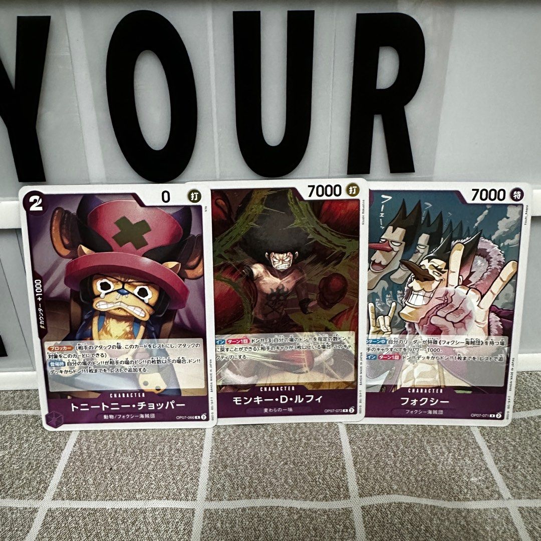 One Piece TCG OP07 Purple Rare card, Hobbies & Toys, Toys & Games on  Carousell