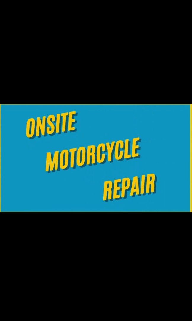 Onsite Motorcycle Repair Islandwide Mechanic Motorcycles
