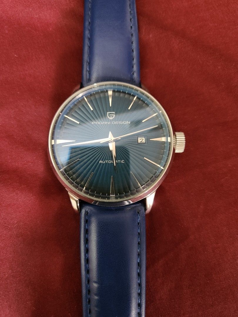 Pagani Design PD 2770 Blue Dial Presage Style 43mm Men s Fashion