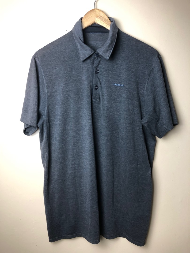 Patagonia Cactusflats Black Polo Shirt Men s Fashion Tops Sets