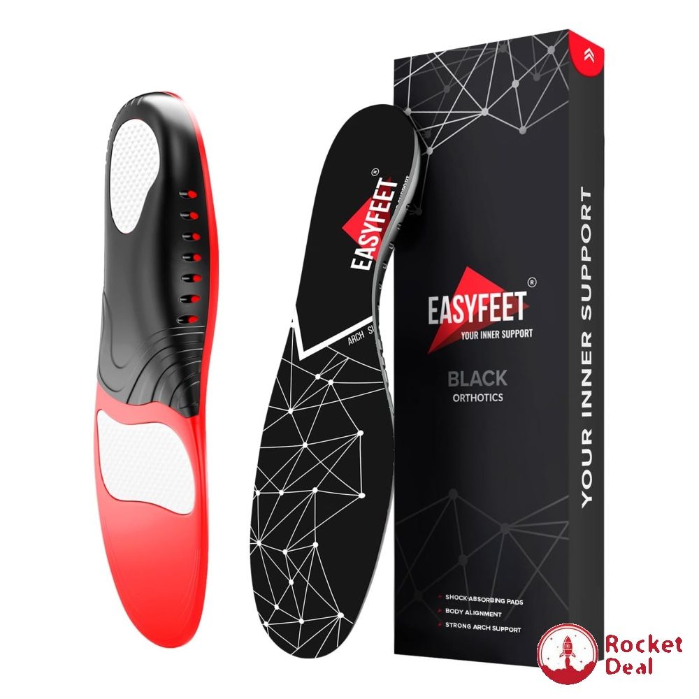 Plantar Fasciitis Arch Support Insoles for Men and Women Shoe Inserts Orthotic Inserts Flat Feet Foot