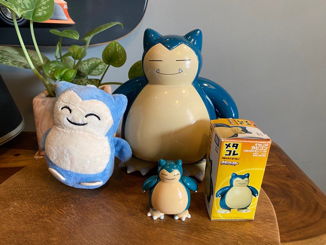 Pokemon Snorlax Plush Figure Combo 3pc