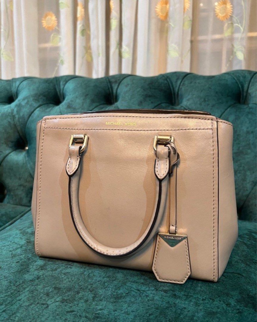 Benning large leather satchel michael kors outlet
