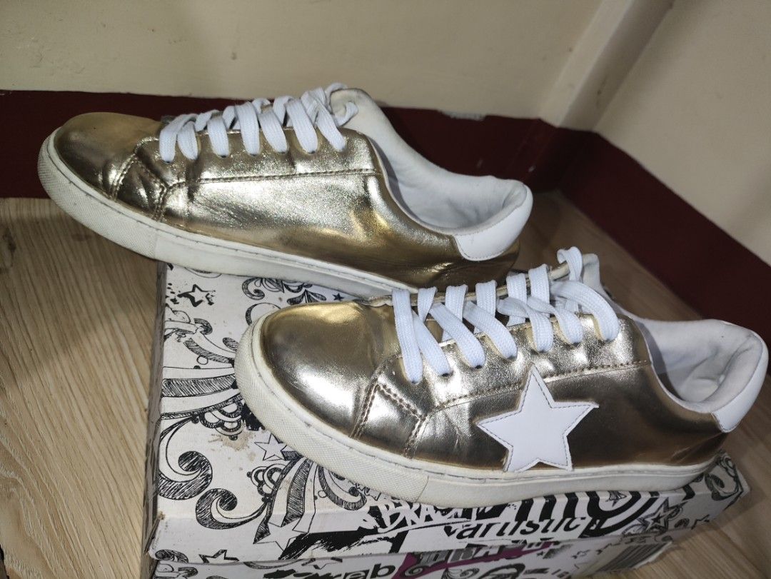 PRELOVED Brash Shoes Payless Sneakers Gold