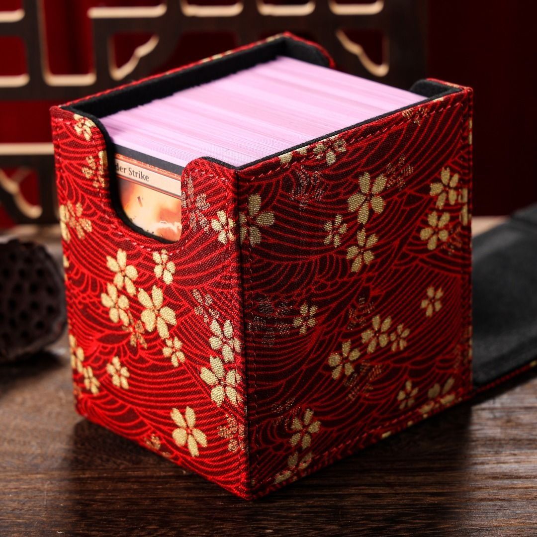 Preorder - Japanese Traditional Print Deck box (Can fit 100+ cards) for EDH  MTG Flesh and Blood Pokmon Vanguard Digimon One Piece Dragonball Weiss  Battle spirits Lorcana Sorcery Yugioh, Hobbies & Toys,