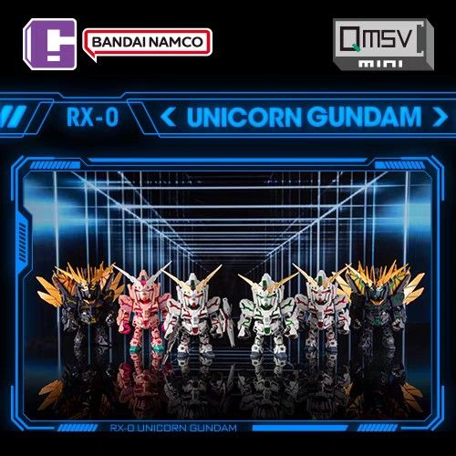 [QMSV MINI X BANDAI NAMCO] UNICORN GUNDAM SERIES FULL SET AND INDIVIDUAL CHARACTERS AVAILABLE (Category: Designer & Blind Box Toys) located in Singapore. Submitted by BOBOX (Listing ID 1290793062, Image 1). Description: QMSV Mini x Bandai Namco Unicorn Gundam Series Blind Boxes 1x random blind box $23.90 8x full set (no repeat-full set guaranteed) $169.90 with chances of secret character Please dm me if you are looking for specific characters fro
