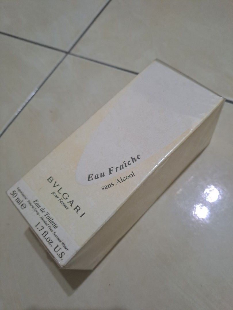 RARE DISCONTINUED BVLGARI Pour Femme Eau Fraiche EDT Alcohol Free 50ml Spray