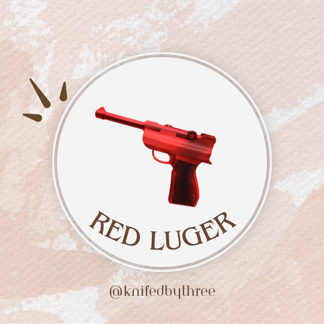 RED LUGER ROBLOX MM2 (Category: In-Game Products) located in Manila. Submitted by knifedbythree (Listing ID 1290739468, Image 1). Description: How to Order? Step 1: Item Listing; kindly send me the item/s you’re looking for. Step 2: Pricing agreement; once we both come into terms of the item’s price, send the payment. Step 3: Trade Transaction; after receiving the payment, kindly drop your username. I will send you a friend request and join you t
