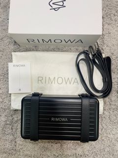 Rimowa Cross Body Bag - Black Aluminum