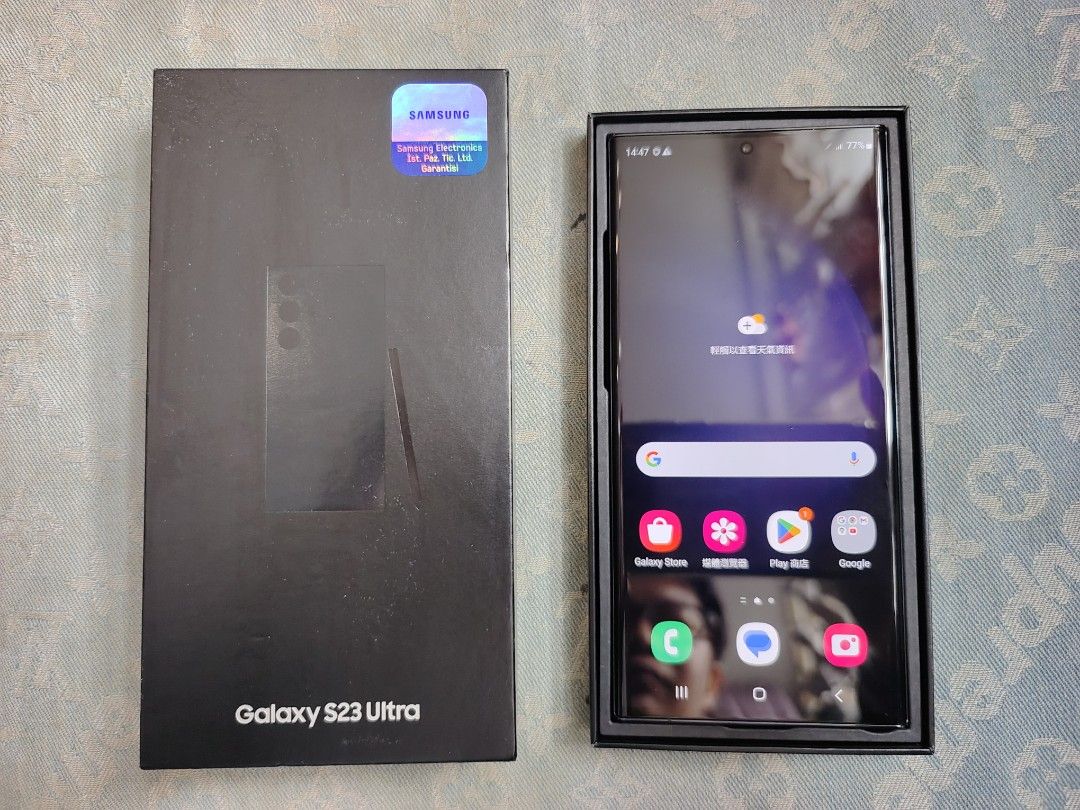 Samsung Galaxy S23 Ultra 5G雙卡8+256GB 全套新淨, 手提電話, 手機