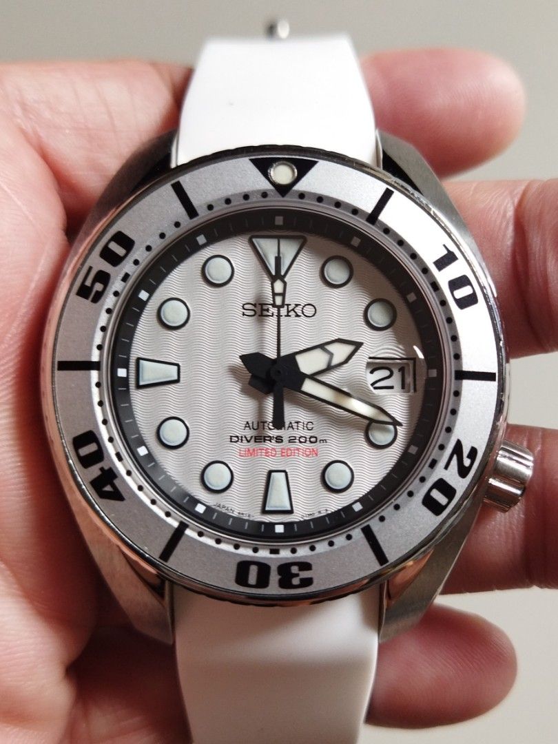 Seiko Prospex Silver Sumo SPB029J1 Thai King Power Limited Edition