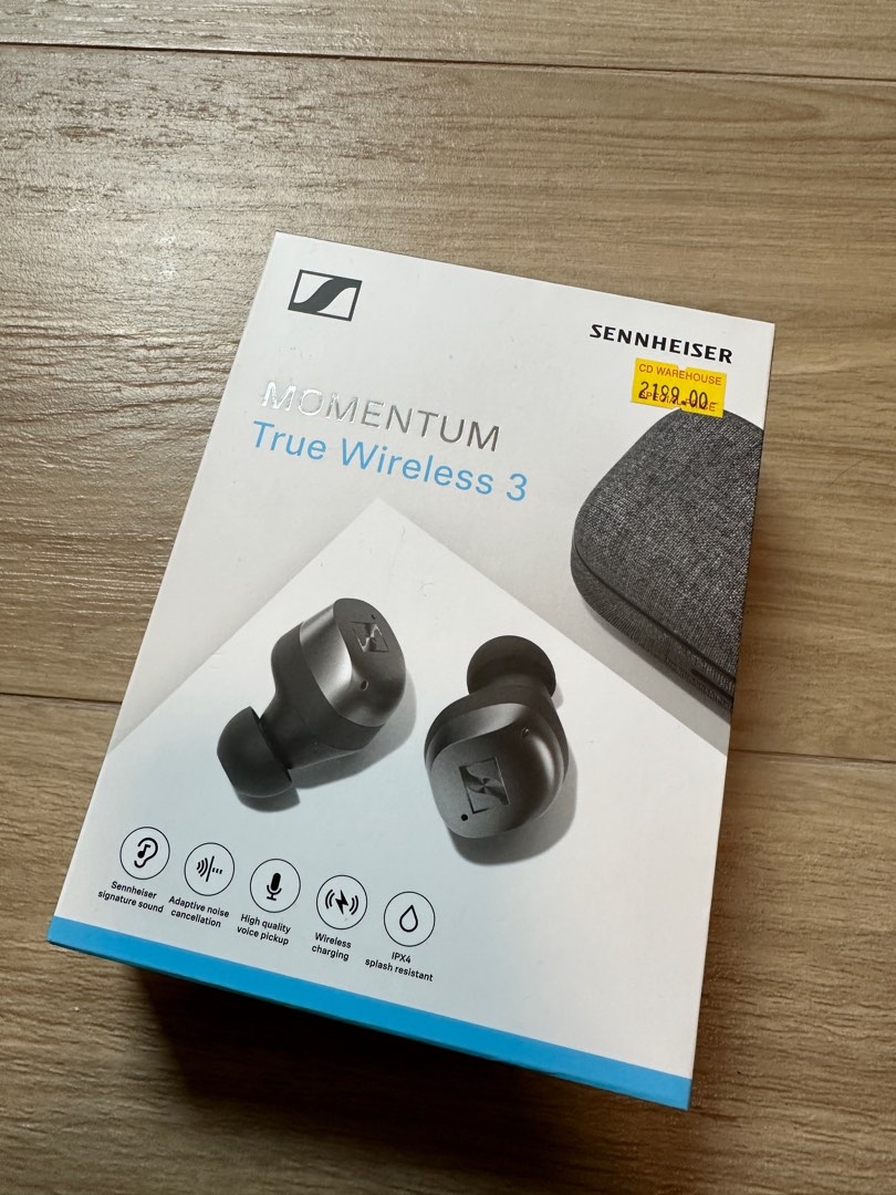 Sennheiser Momentum True Wireless 3 Graphite 灰色, 音響器材, 耳機